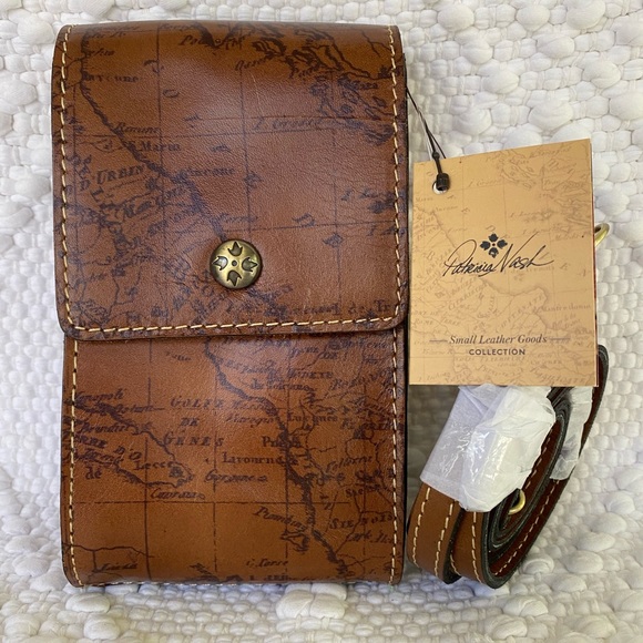 Patricia Nash Map Print Rivalta c/b & Canelli Coin Wallet Set. NWT - Picture 6 of 12